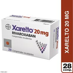 Xarelto 20 mg x 28 Comprimidos Recubiertos
