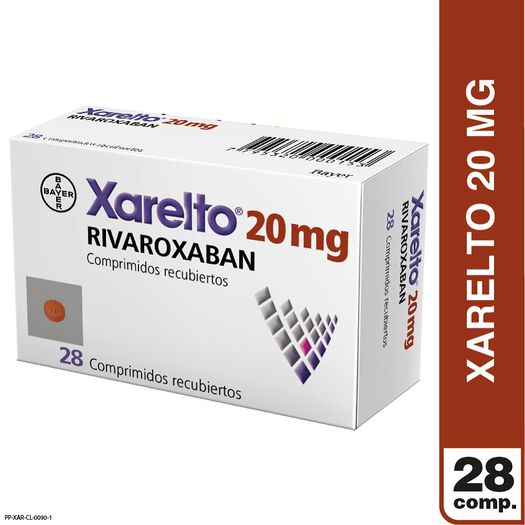 Xarelto 20 mg x 28 Comprimidos Recubiertos, , large image number 0