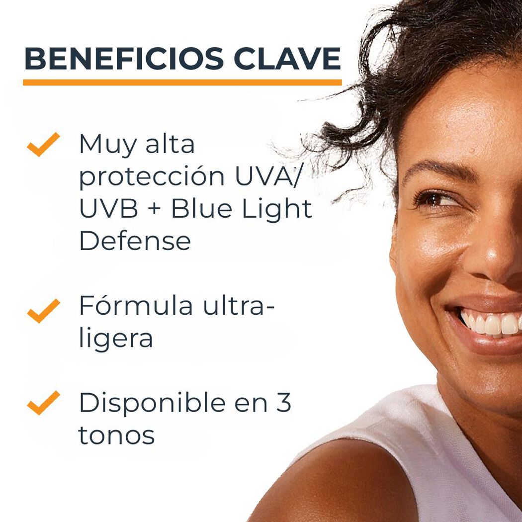 EUCERIN Protector Solar Facial Hydrofluid Bronze FPS50+ 50 mL, , large image number 2