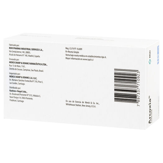 Arcoxia 120 mg x 7 Comprimidos Recubiertos, , large image number 1