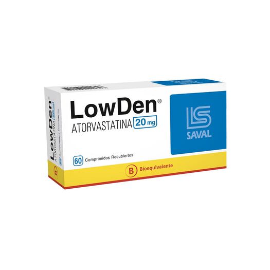 Lowden 20 mg x 60 Comprimidos Recubiertos, , large image number 0