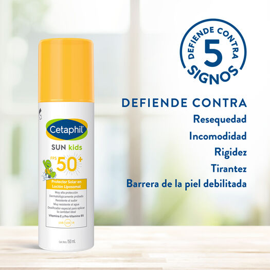 Protector Solar Cetaphil Loción Sun Kids FPS 50 150ml, , large image number 4