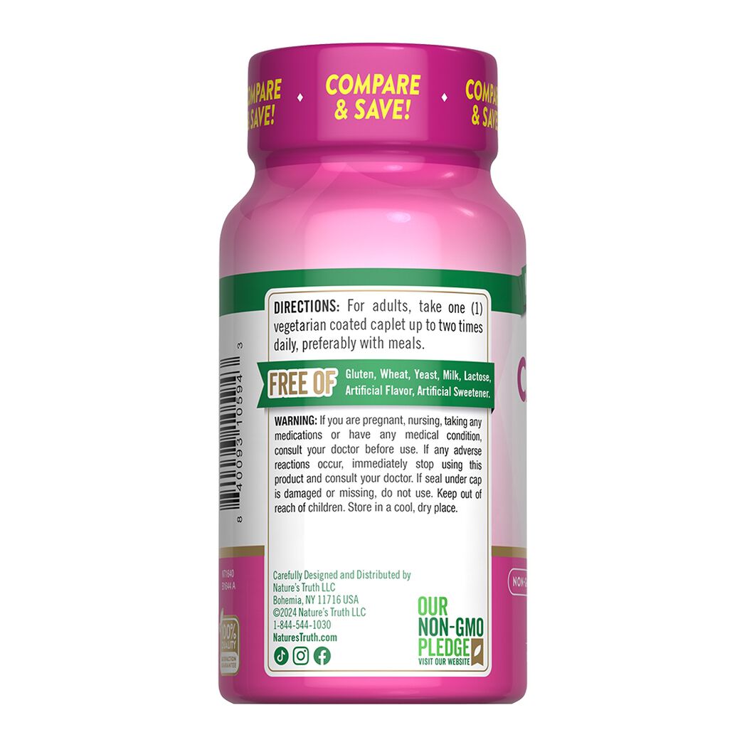 Calcio 600 mg + Vitamina D3 60 C&aacute;psulas, , large image number 1