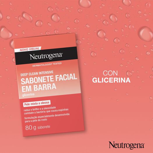 Jabón Facial en Barra Neutrogena Deep Clean 80gr, , large image number 4