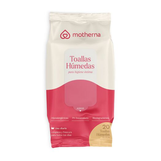 Toallitas Motherna Húmedas Íntimas 20Un, , large image number 0