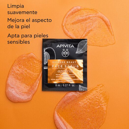 Mascarilla Exfoliante con Damasco de rostro 2x8ml Apivita, , large image number 2