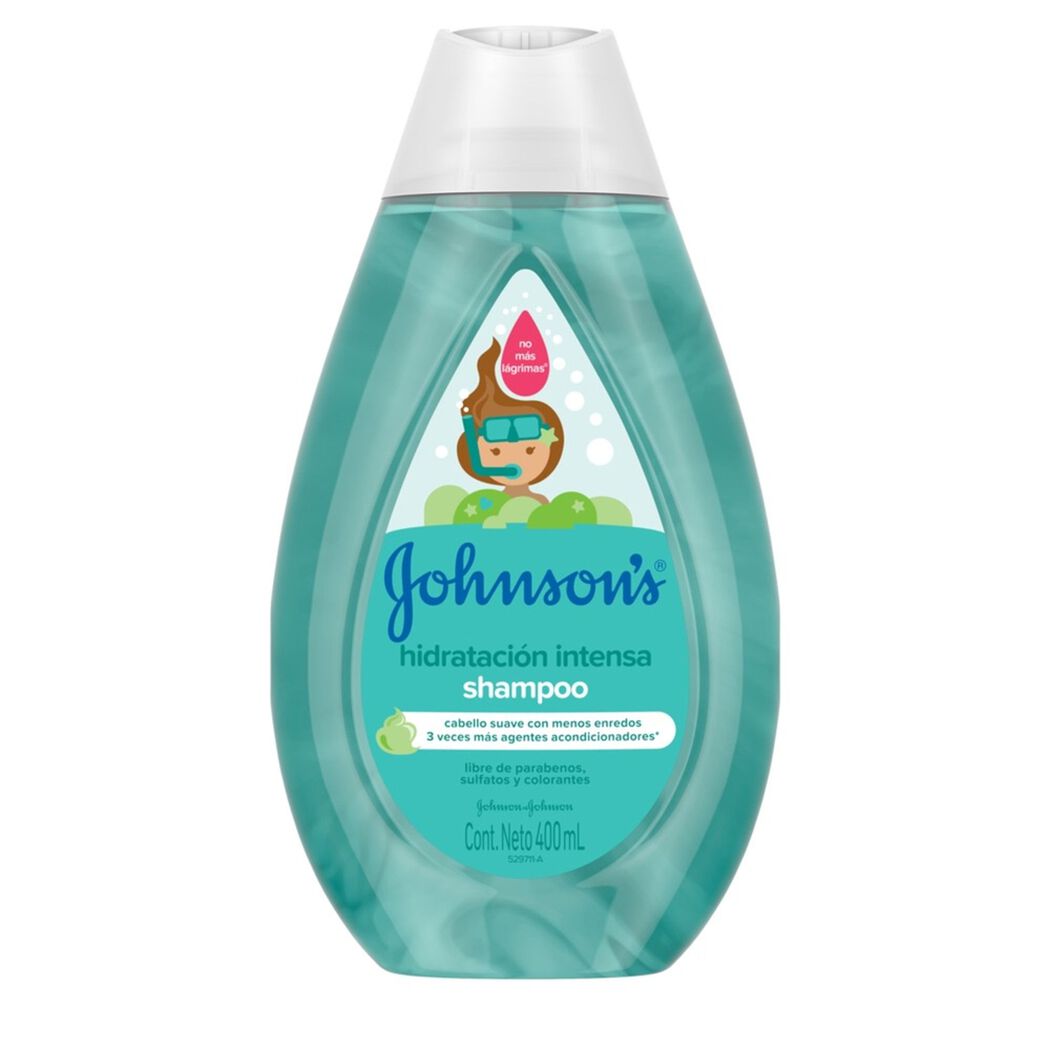 Shampoo Johnsons Hidratación Intensa 400mL, , large image number 1
