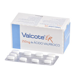 Valcote ER 250 mg x 50 Comprimidos Recubiertos de Liberación Prolongada