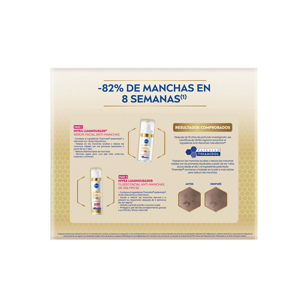 Pack Nivea Luminous 630 Fluido 40 ml + Serum 30 ml D&iacute;a de la madre 2026, , large image number 3