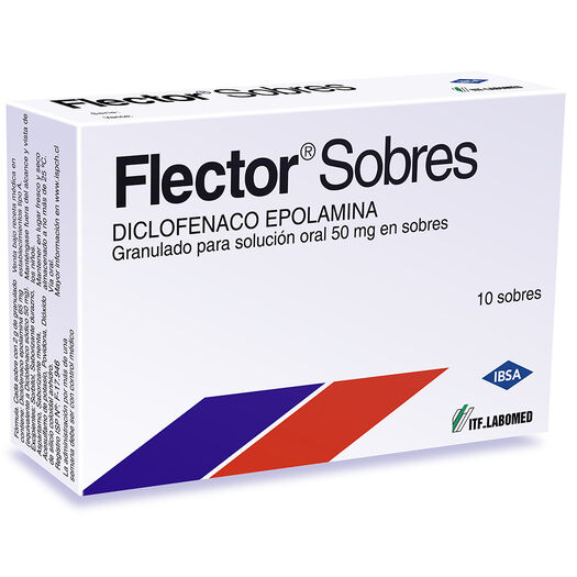 Flector 50 mg x 10 Sobres Polvo Granulado Para Solucion Oral, , large image number 0