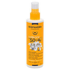 Protector Solar Uveblock Isispharma Spray Kids FPS 50+ 200 mL