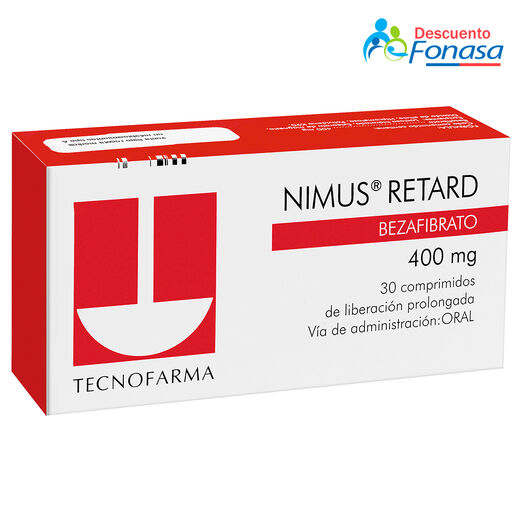 Nimus Retard 400 mg x 30 Comprimidos de Liberación Prolongada, , large image number 0