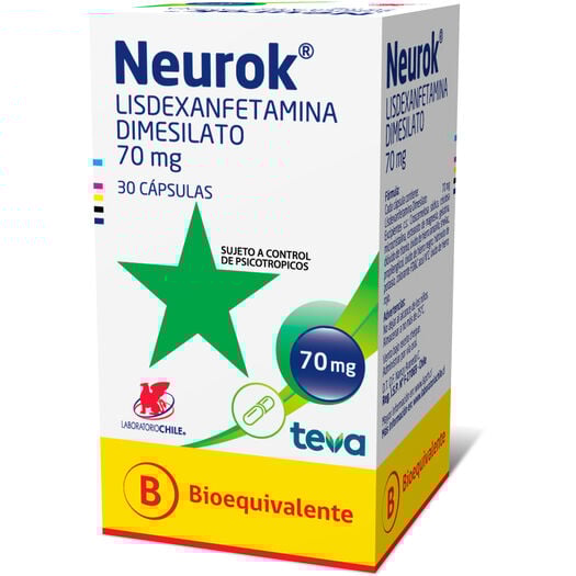 Neurok 70Mg 30 Cápsulas, , large image number 0