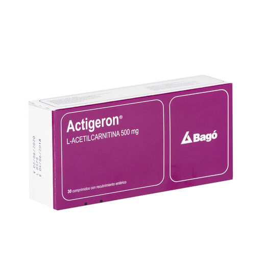 Actigeron 500 mg x 30 Comprimidos Con Recubrimiento Entérico, , large image number 0