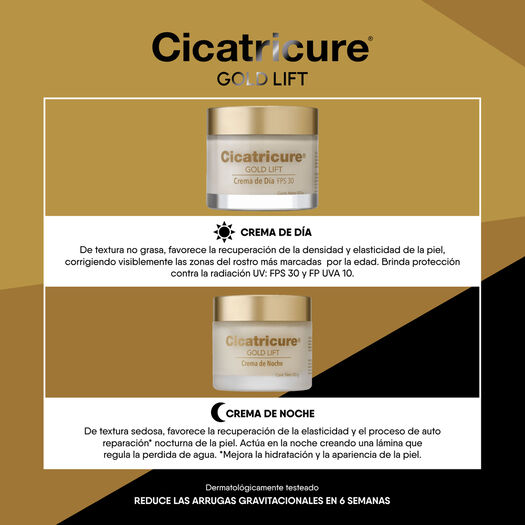 Pack Cicatricure Gold Lift Crema Dia + Gold Lift Crema Noche, , large image number 3