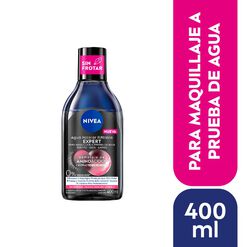 LOCIÓN MICELAR EXPERT NIVEA WATERPROOF MAKE UP REMOVER 400ML