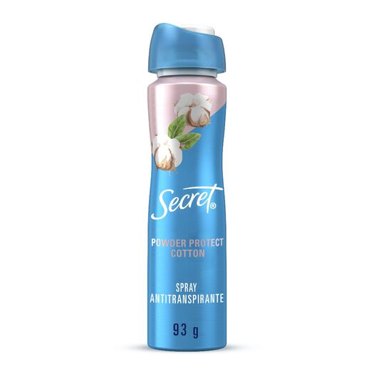 Desodorante Secret Spray Antitranspirante Powder Protect Cotton 93 g, , large image number 0