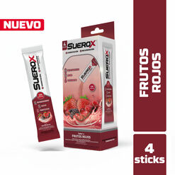 Suerox Polvo Ar&aacute;ndano Frutos Rojos Pack 4 Unidades de 80gr.