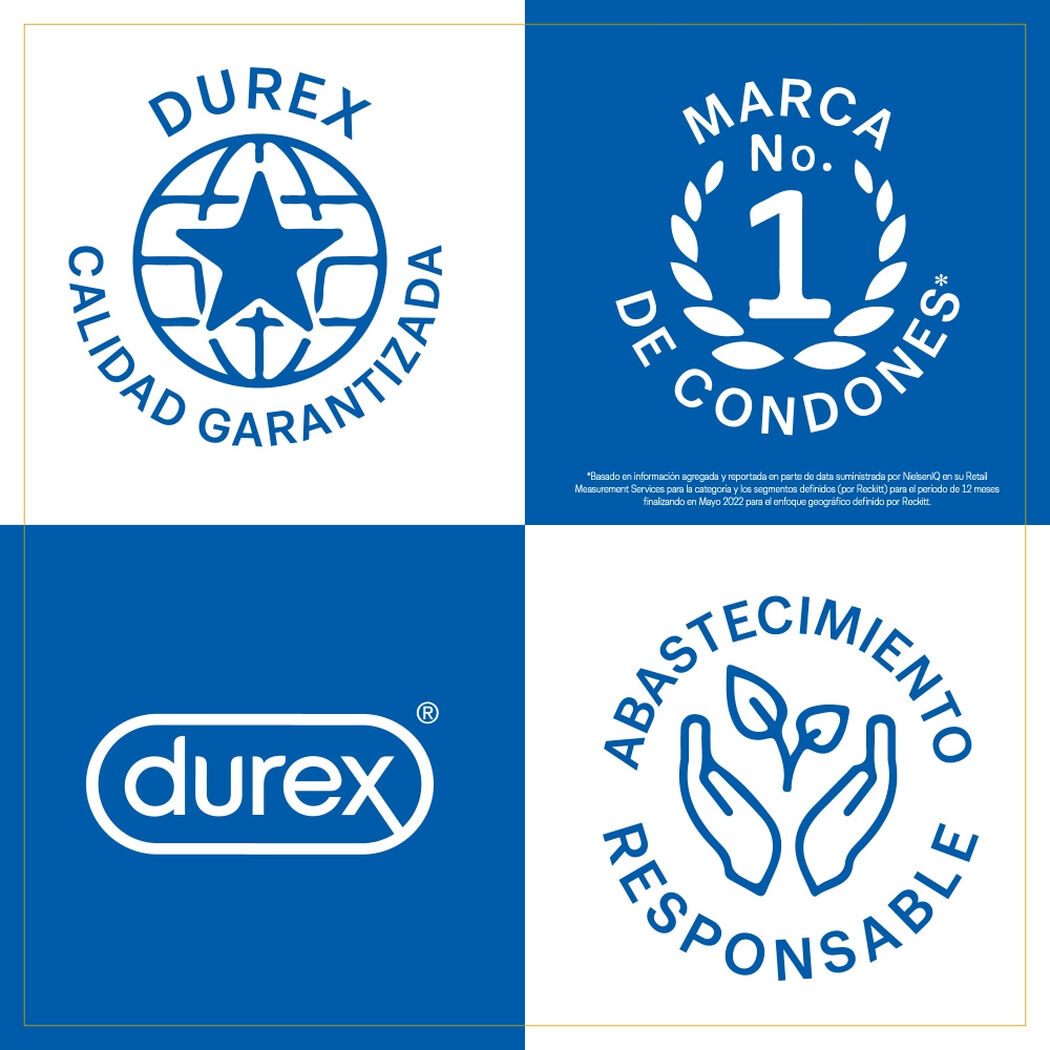 Durex Condones Extra Seguro 3 unidades, , large image number 3