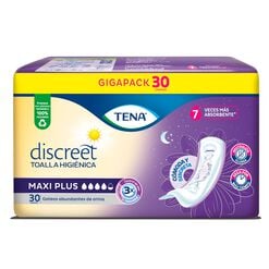 Toalla Higiénica Tena Discreet Maxi Plus 30 un