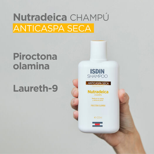 Isdin Shampoo Nutradeica Anticaspa Seca x 200 mL, , large image number 1