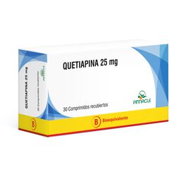 Quetiapina 25 mg x 30 Comprimidos Recubiertos