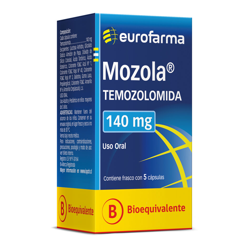 Mozola 140 mg x 5 Capsulas, , large image number 0