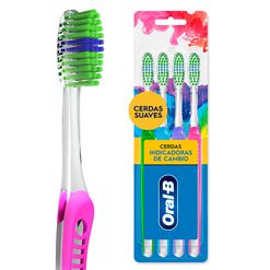 Oral B Cepillo Dental Indicator Colores x 4 Unidades