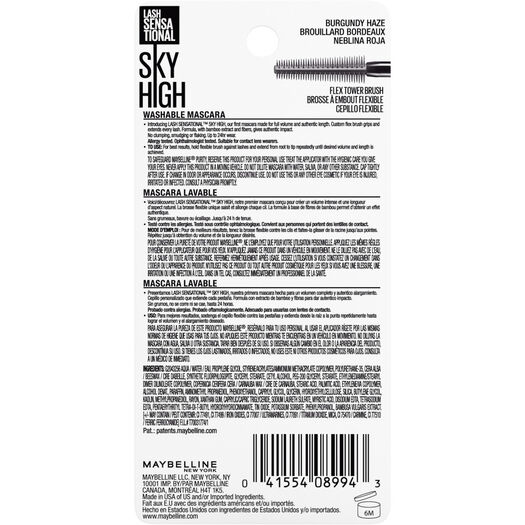Máscara Maybelline Sky High Burgundy Haze, , large image number 4