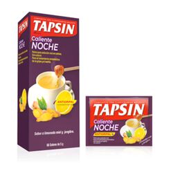 Tapsin Limon Miel Jengibre Noche X 6