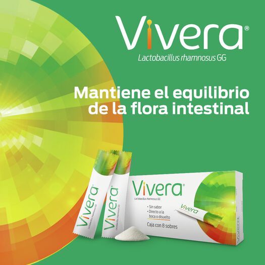 Vivera Lactobacillus Rhamnosus GG Sobres 8 Unidades, , large image number 1