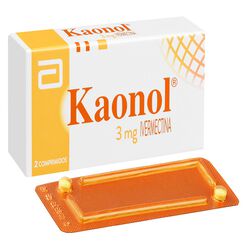 Kaonol 3 mg x 2 Comprimidos