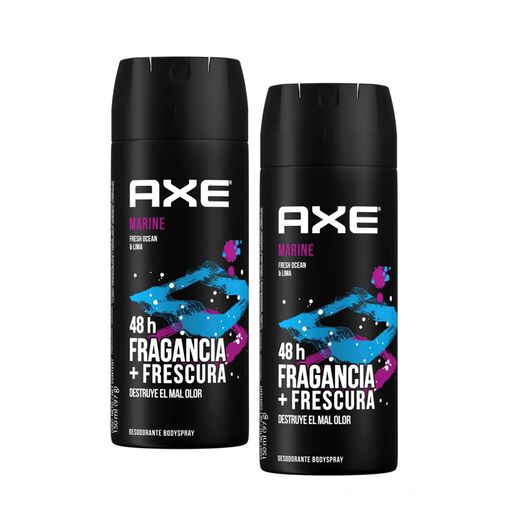 Axe Pack Desodorantes Body Spray Marine x 1 Pack, , large image number 1