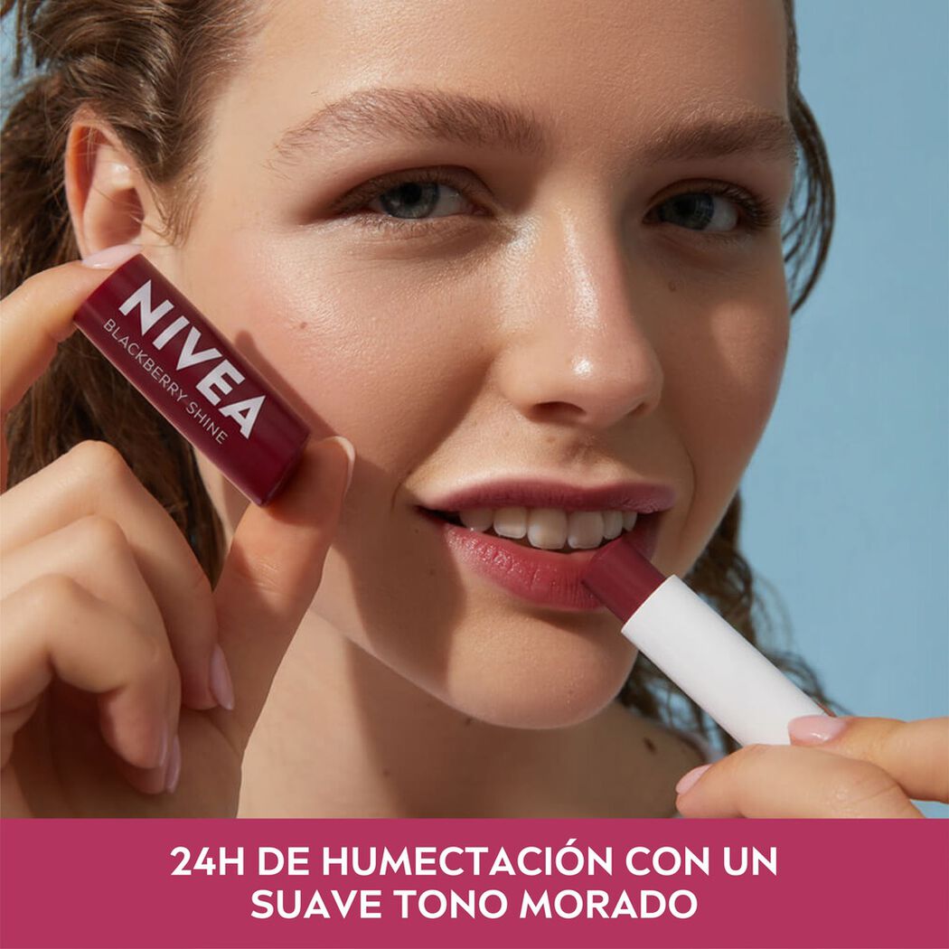 B&aacute;lsamo Labial Nivea Fruity Mora 4,8gr, , large image number 3