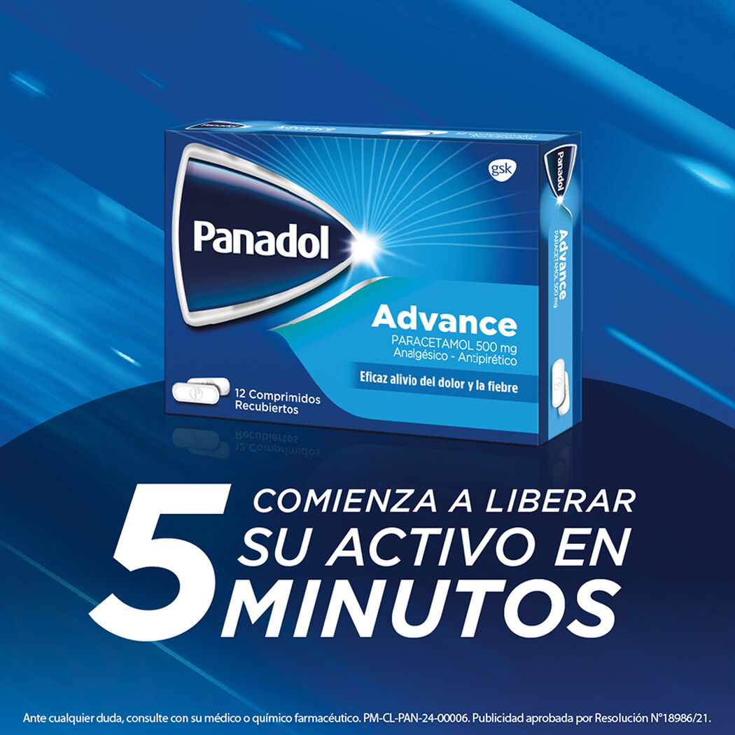 Panadol Advance 500mg x 12 Comprimidos, , large image number 1