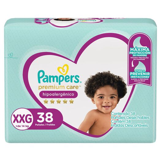Pañales Desechables Pampers Premium Care Talla XXG 38 un, , large image number 3