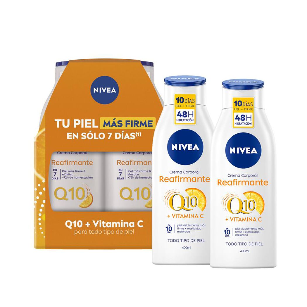 NIVEA Pack Reafirmante Q10 Crema Corporal 400ml x2, , large image number 0