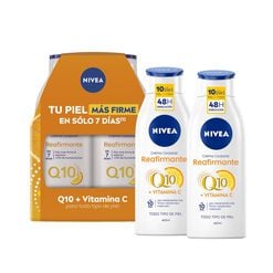 NIVEA Pack Reafirmante Q10 Crema Corporal 400ml x2