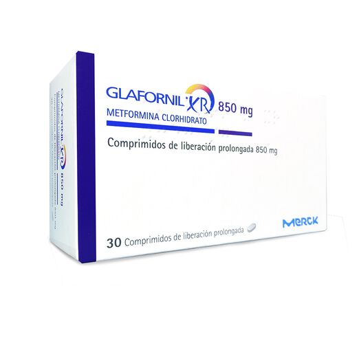 Glafornil XR 850 mg x 30 Comprimidos de Liberación Prolongada, , large image number 0