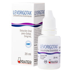 Levorigotax 5 mg/mL x 20 mL Solución Oral para Gotas