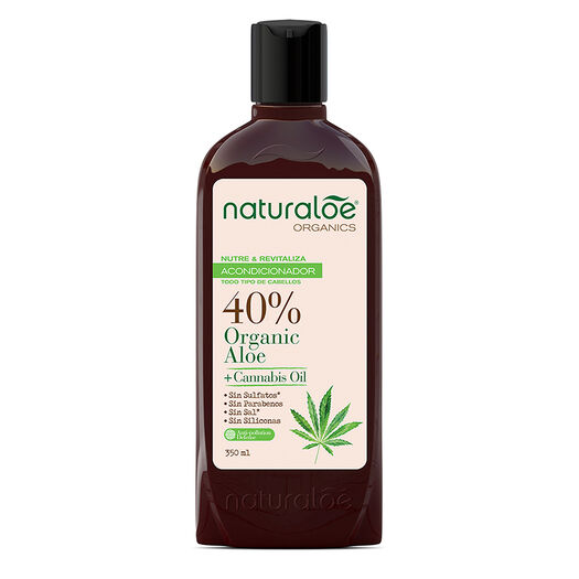 Naturaloe Acondicionador Cannabis Oil x 350 mL, , large image number 0