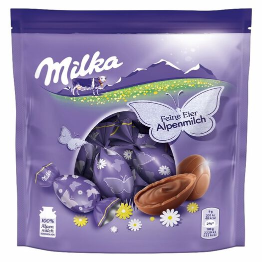 Chocolate Milka Fine Eggs Alpine 90G, , large image number 0
