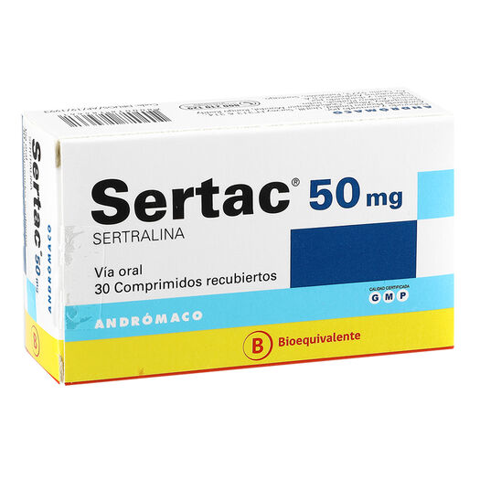 Sertac 50 mg x 30 Comprimidos Recubiertos, , large image number 0