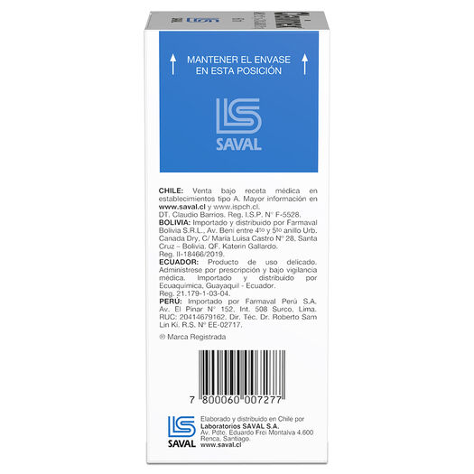 Clavinex 250 mg/62,5 mg/5 mL x 60 mL Polvo Para Suspensión Oral , , large image number 2