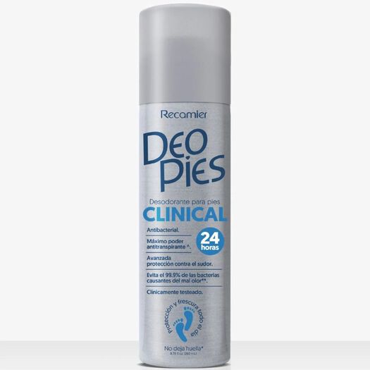 Desosdorante Deo Pies Spray Clinical 260 mL, , large image number 0