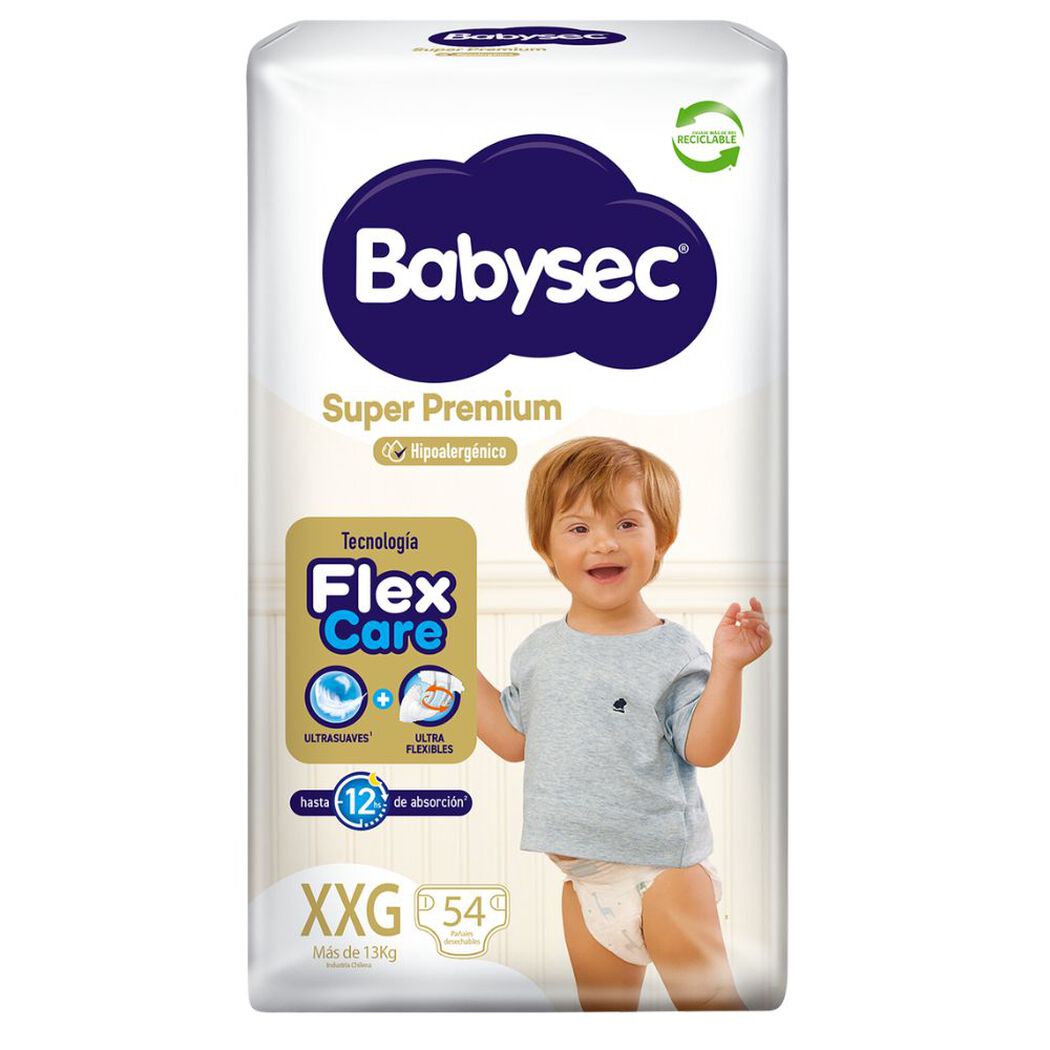 Pa&ntilde;ales Babysec Super Premium XXG 54 un, , large image number 1