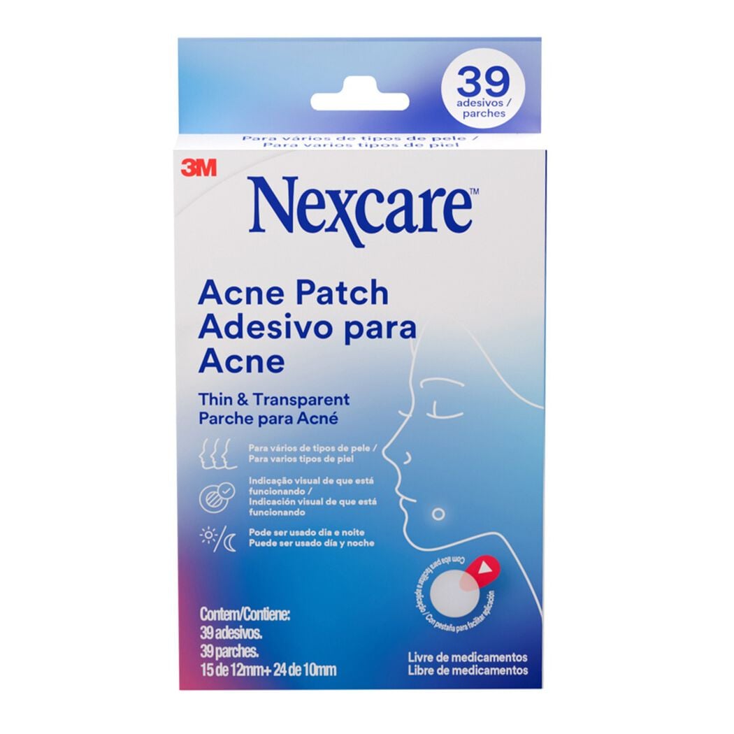 Parche Para Acn&eacute; Transparente Nexcare x 39 Parches, , large image number 0