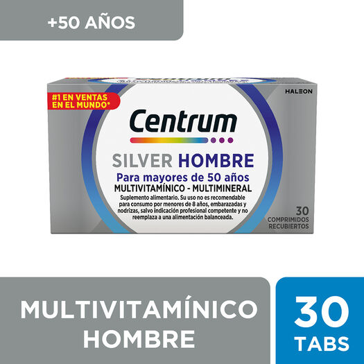 Centrum Silver Hombre x30 comprimidos, , large image number 0