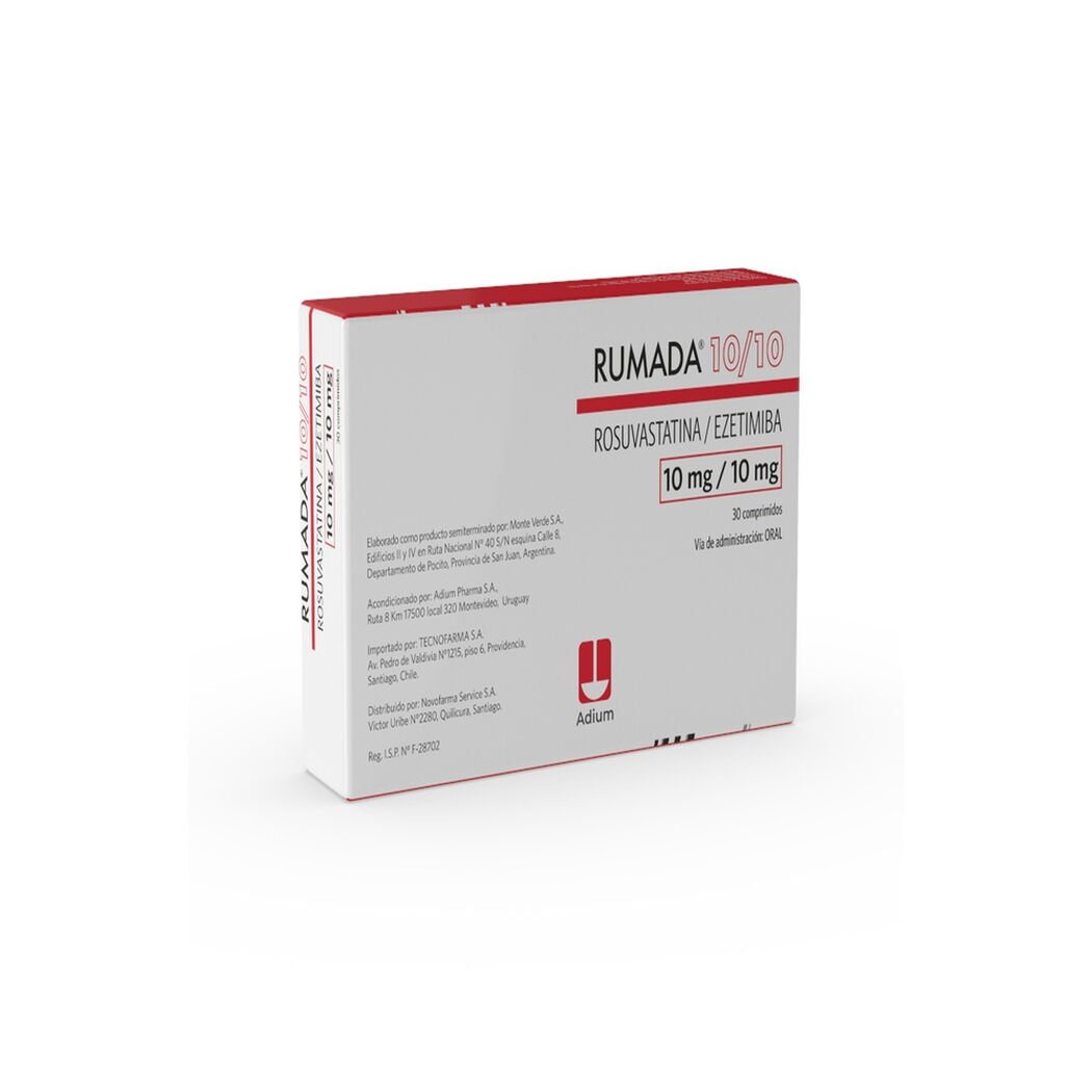 RUMADA 10 mg / 10 mg, 30 comprimidos, , large image number 1