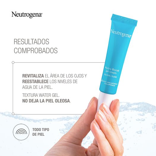 hidratante facial neutrogena® hydro boost® gel para ojos x 15 gr., , large image number 2
